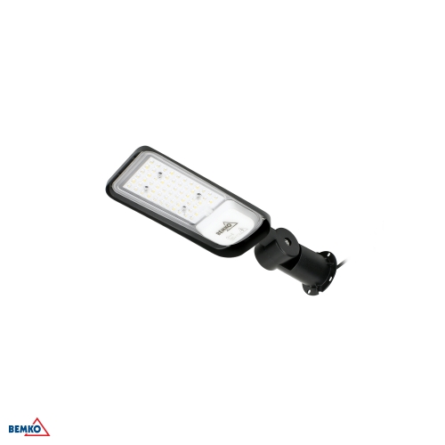 LED-STRASSENLEUCHTE JAZMIN 50W 4000K 6750LM IP65 SCHWARZ