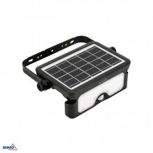 NAŚWIETLACZ SOLARNY LED SOLEN 7W 900LM 3000/4000/6000K IP65 CZARNY CZ. PIR