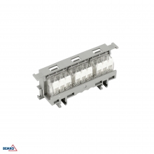 DIN RAIL ACCESSORY FOR P05 CONNECTOR GREY