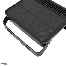 SOLAR-LED-FLUTER SOKER 8W 1000LM 3000K/4000K/6500K IP54 SCHWARZ PIR-SENSOR