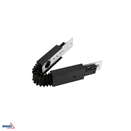 AS2 TRACKLIGHT FLEX CONNECTOR 1-PHASE 2-WIRES BLACK