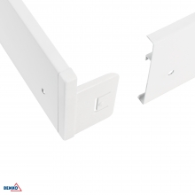 RAMKA MONTAŻOWA DO PANELU LED 120x30 BIAŁA ECO WYS. 68MM