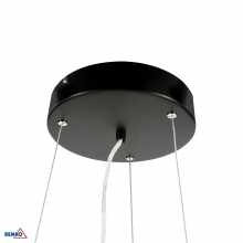 HÄNGELEUCHTE LED RING 60CM 21W–40W 4000LM 4000K SCHWARZ