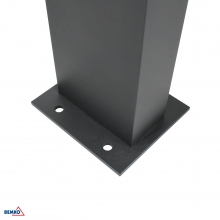 HYBRYDOWY SŁUPEK OGRODOWY LED SOLVEO 7W 600LM 3000K/4000K/6500K 80CM IP65 DARK GREY CZ.PIR