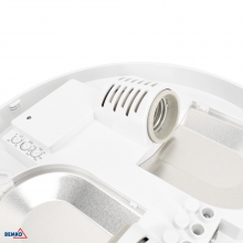 PLAFONIERA TAZAN Z CZUJ. OBECNOŚCI 2X20W E27 IP20 PMMA+PC
