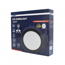 LED DOWNLIGHT CALED 14,5W-29W 3000K/4000K/5000K 1650LM-3340LM CRI90 IP44 BLACK